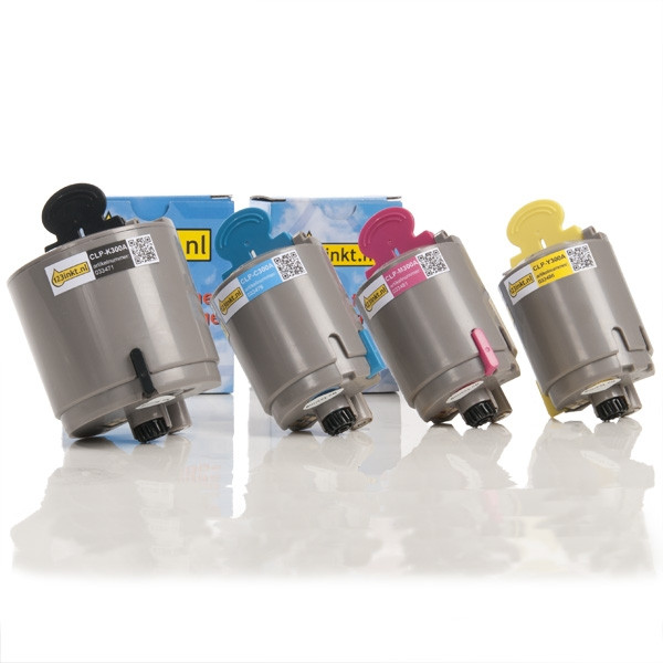 Samsung CLP-P300C toners (marca 123tinta) | Pack negro + 3 colores 130134 - 1