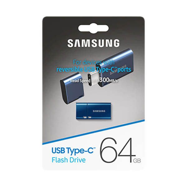 Samsung Memoria USB-C 3.2 azul - 64 GB 828989 - 3