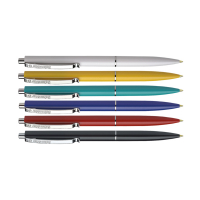 Schneider K15 Bolígrafos retráctiles con cuerpo de colores surtidos y tinta azul | 50 unidades 217167