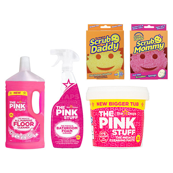 Scrub Daddy & The Pink Stuff  Set de limpieza Scrub Daddy