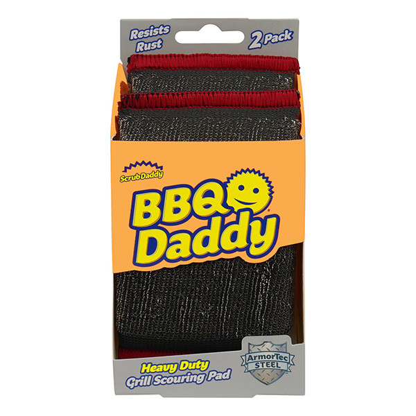 Scrub Daddy | BBQ Daddy | Esponjas Scour Steel (2 unidades)