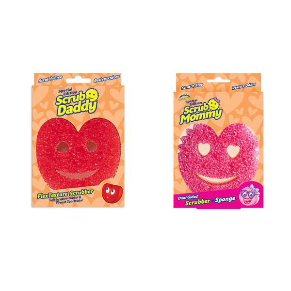 Scrub Daddy | Edición especial San Valentín | Scrub Daddy/ Mommy Pack Doble  426252 - 1