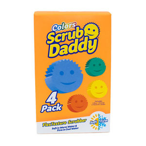 Scrub Daddy | Esponjas de colores (4 piezas)  SSC01006 - 1