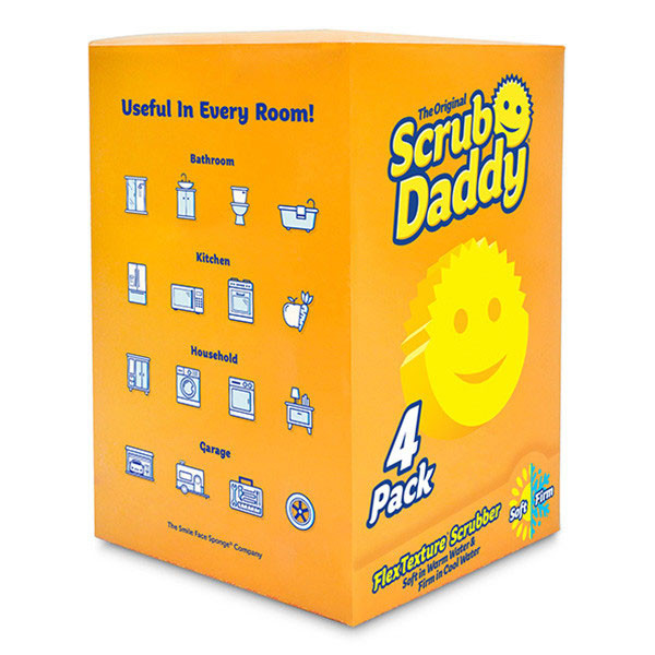 Scrub Daddy | Esponjas originales amarillas (4 unidades) SSC01005 - 2