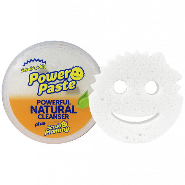 Scrub Daddy | Power Paste | Kit de limpieza con limpiador natural + Scrub Mommy
