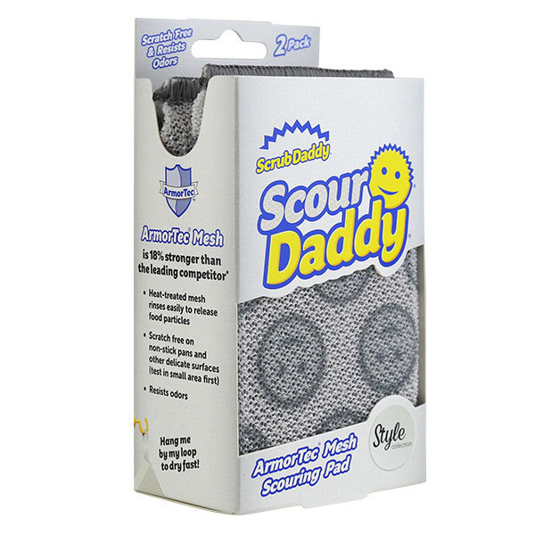 Scrub Daddy | Scour Daddy | Esponja | Gris Style Collection (2 unidades)  SSC00221 - 2