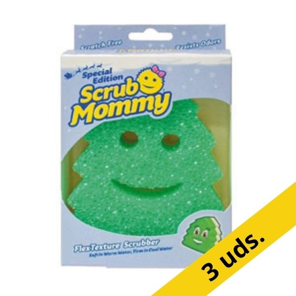 Scrub Daddy | Scrub Mommy Árbol de Navidad | Edición Especial Navidad Pack 3 uds SSC01079 - 1