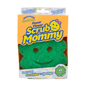 Scrub Daddy | Scrub Mommy Edición Especial Primavera | Flor verde  SSC00253 - 1