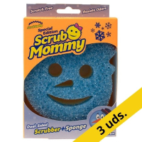 Scrub Daddy | Scrub Mommy Muñeco de Nieve Azul | Edición Especial Invierno Pack 3 uds