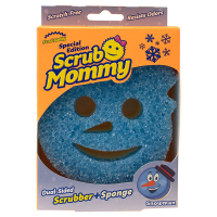 Scrub Daddy | Scrub Mommy Muñeco de Nieve Azul | Edición Especial Invierno  SSC01070