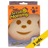 Scrub Daddy | Scrub Mommy Oso Polar Blanco | Edición Especial Invierno Pack 3 uds