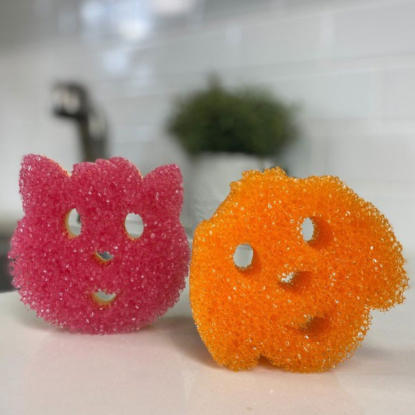 Scrub Daddy | Scrub Mommy Pack Edición Especial Gato y Perro  SSC01036 - 4