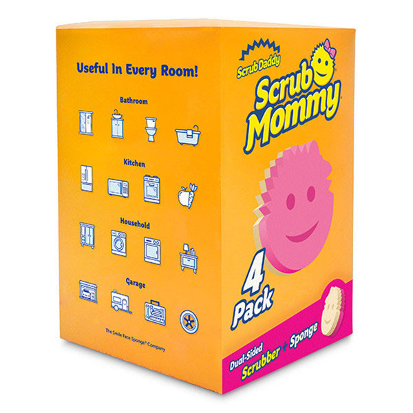 Scrub Daddy | Scrub Mommy esponjas rosas (4 unidades)  SSC01004 - 3
