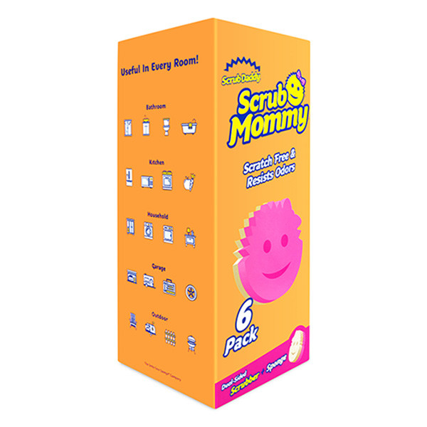 Scrub Daddy | Scrub Mommy esponjas rosas (6 unidades)  SSC01031 - 1