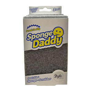 Scrub Daddy | Sponge Daddy esponja gris Style Collection (3 piezas)  SSC00220 - 1
