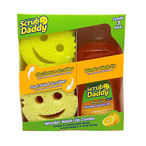 Scrub Daddy | Wonder Wash-Up Combo | Lavavajillas premium con Scrub Daddy y Scrub Mommy  SSC00249 - 1