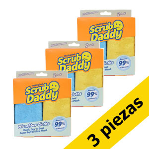Scrub Daddy Pack: 3x Scrub Daddy | Paños de microfibra | 2 piezas  SSC00246 - 1