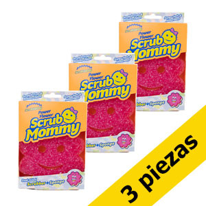 Scrub Daddy Pack 3x Scrub Mommy Flor rosa Edición Especial Primavera  SSC01009 - 1