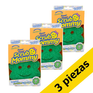 Pack 3x Scrub Mommy flor verde Edición Especial Primavera SSC01010 - 1