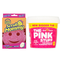 Scrub Daddy Pack Scrub Mommy esponja rosa + The Pink Stuff Paste (850 gramos)  SPI00013