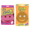 Scrub Daddy Soporte Daddy Caddy para esponjas  + esponja Scrub Mommy rosa SSC01068 - 1