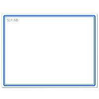 Seiko SLP-NB tarjetas de identificación | azul | 54 x 70 mm | 160 etiquetas 42100618 149052