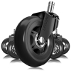 Set de 5 ruedas silla oficina LIFELONG - negro 426321 - 1