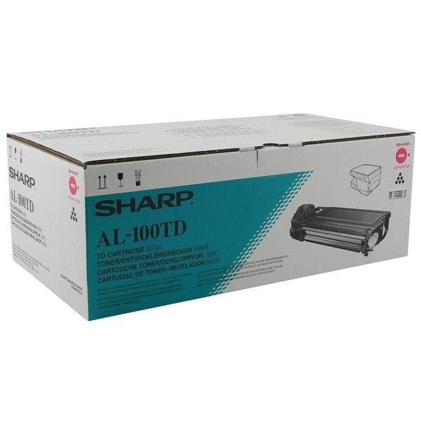 Sharp AL-100TD toner negro/revelador (original) AL100TD 032790 - 1