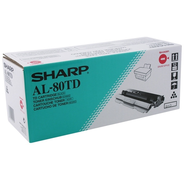 Sharp AL-80TD toner negro (original) AL80TD 082050 - 1