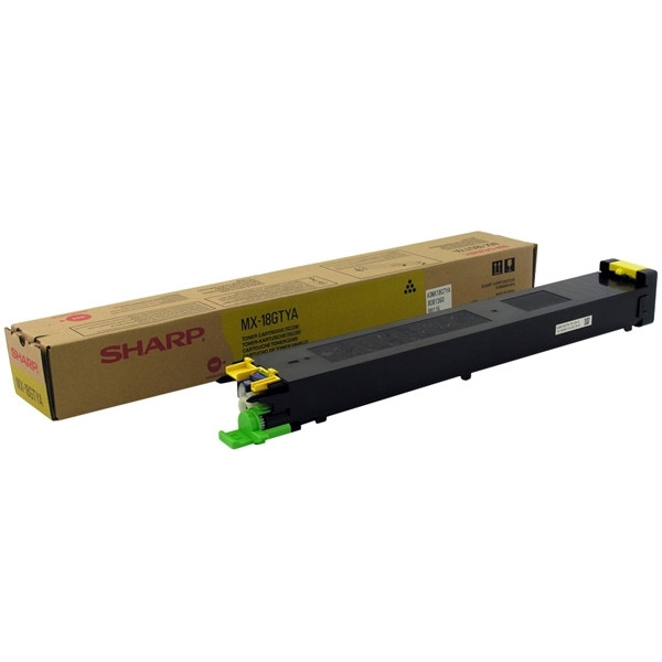 Sharp MX-18GTYA toner amarillo (original) MX18GTYA 082206 - 1