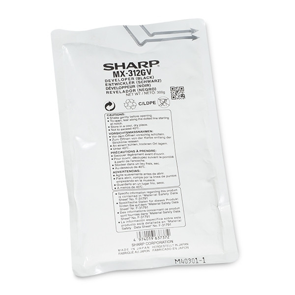 Sharp MX-312GV Revelador (original) MX-312GV 082266 - 1