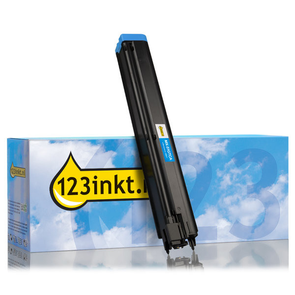 Sharp MX-51GTCA toner cian (marca 123tinta) MX51GTCAC 082277 - 1