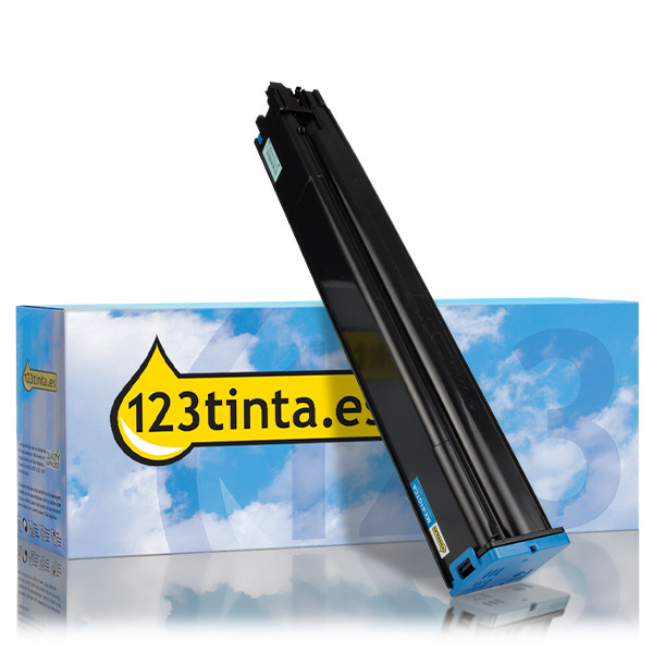 Sharp MX-61GTCA toner cian (marca 123tinta) MX61GTCAC 082917 - 1