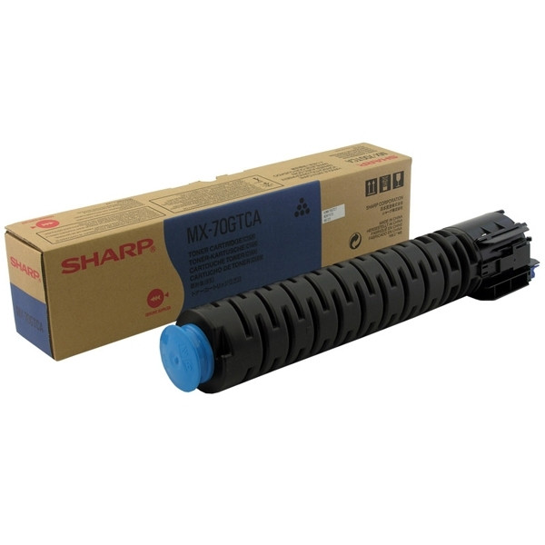 Sharp MX-70GTCA toner cian (original) MX70GTCA 082212 - 1