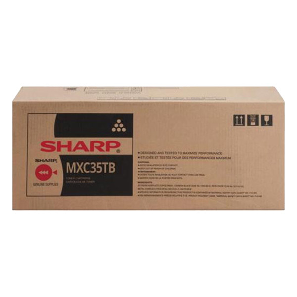 Sharp MX-C35TB toner negro (original) MXC35TB 082922 - 1