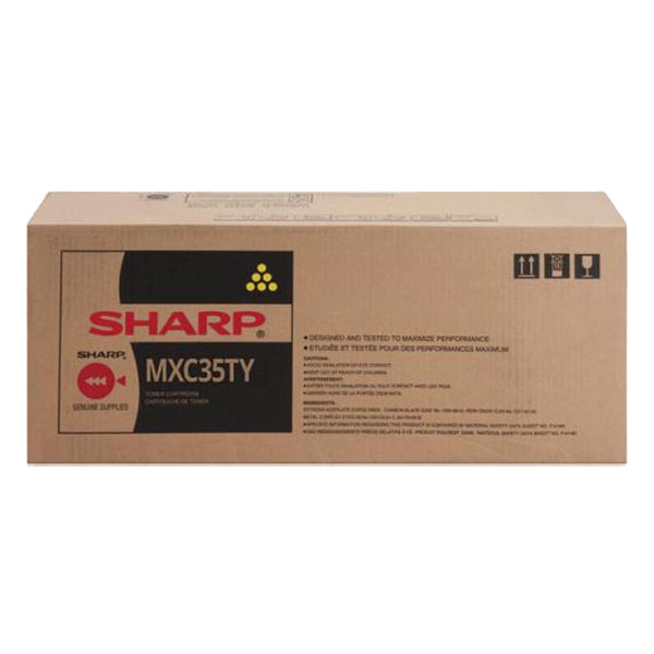Sharp MX-C35TY toner amarillo (original) MXC35TY 082928 - 1