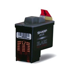 Sharp UX-C70B cartucho de tinta negro (original) UX-C70B 039035 - 1