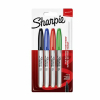 Sharpie rotuladores permanentes (punta fina de 1,5 mm) (4 unidades surtidas) 424495 - 1
