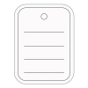 Sigel Etiquetas de precio 40 x 50 mm rayadas (500 uds.) 208620 - 1
