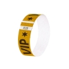 Pulseras para eventos supersuaves VIP doradas (120 unidades) 208686 - 1
