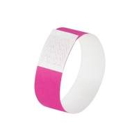 Sigel Pulseras para eventos supersuaves rosa neón (120 unidades) SI-EB210 208680