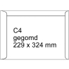 Sobre adhesivo blanco C4 (229 x 324 mm) - 250 unidades