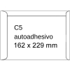 Sobre blanco 162 x 229 mm - C5 autoadhesivos (25 unidades) 209059 - 1