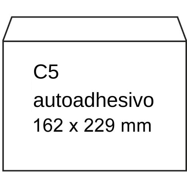 Sobre blanco exclusive | 162 x 229 mm | adhesivo | C5 | 100 unidades 209176 - 1