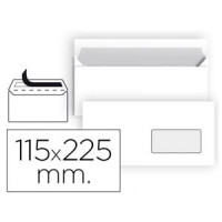 Sobres Americanos Blancos con ventana (115x225mm) - 25 unidades LPSB90 425122