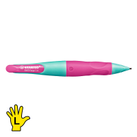 Stabilo - Portaminas Easy Ergo 1,4 mm turquesa/rosa para zurdos B468903 200114