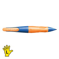 Stabilo - Portaminas Easy Ergo de 1,4 mm (azul marino/naranja) para zurdos B468933 200115