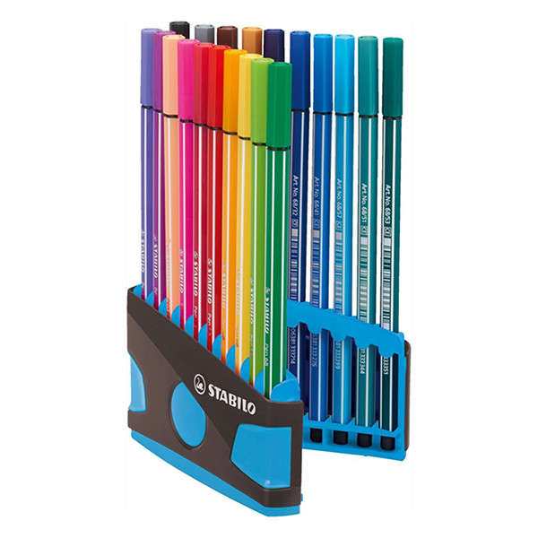 Stabilo 68 Rotulador ColorParade azul/gris (20 unidades)