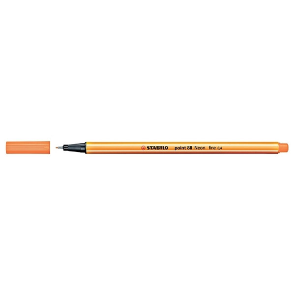 Stabilo 88 Rotulador de punta fina naranja fluorescente 200070 - 1