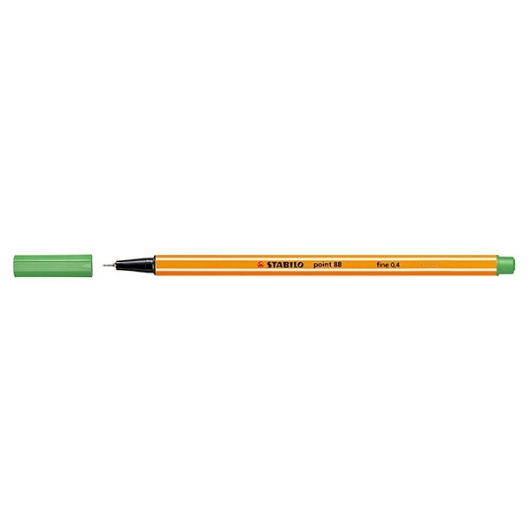 Stabilo 88 Rotulador de punta fina verde fluorescente 200068 - 1